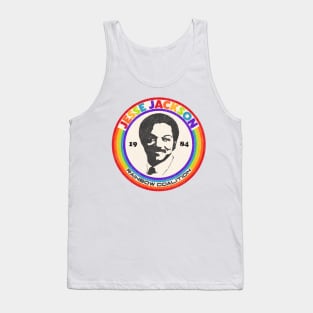 Jesse Jackson Rainbow Coalition 1984 Tank Top